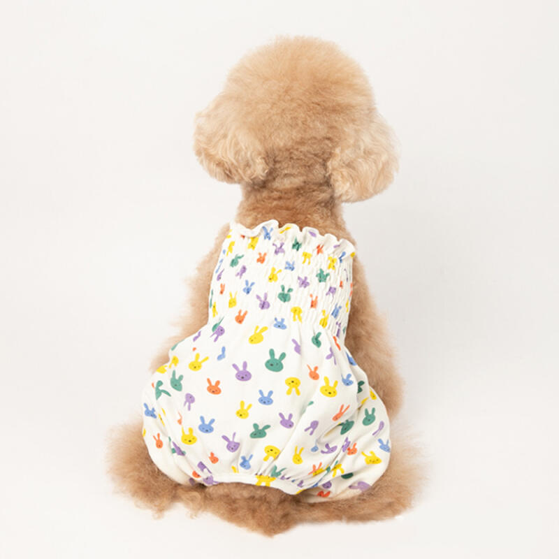 Bunny All-in-One Crop Top Puppy Summer Clothes All-in-one