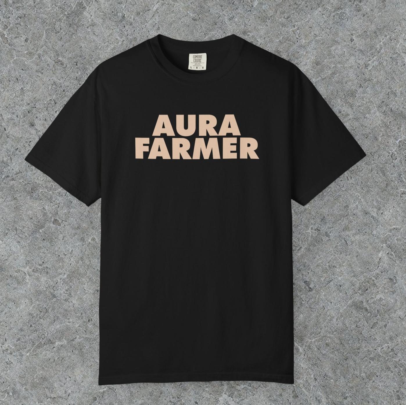 Aura Farmer shirt, aura t-shirt, viral tee, aura farming energy reiki tshirt S разноцветный