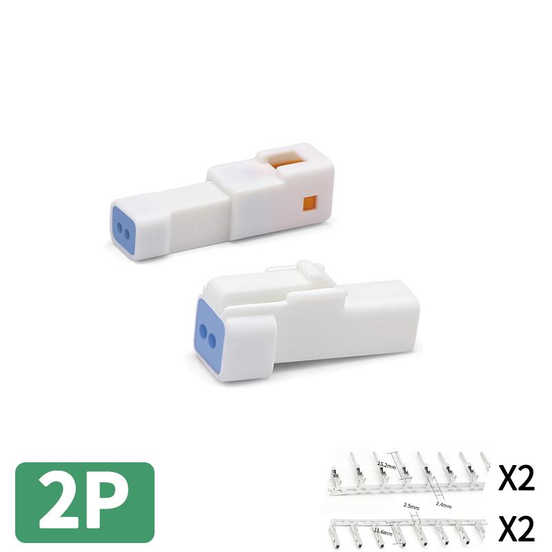 2 3 4 6 8-poliger JST Automobil-Wasserdichter Kabelsteckverbinder Buchse Stecker Stossverbinder für Benz BMW