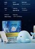 Dolphin Rechargeable Two-Speed Silicone Night Light with Remote for Kids