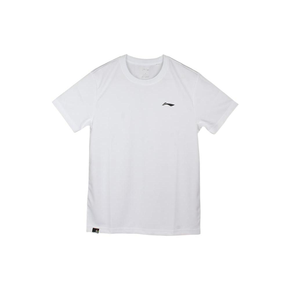 Li Ning Badminton Collection T Shirt Unisex White AHSR791-1