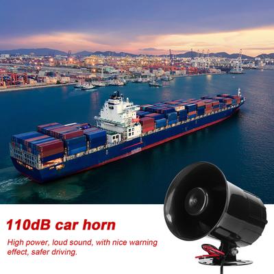 3-Tone Car Horn 110dB Electric Horn Μεγάφωνο Προειδοποιητικός Συναγερμός Ασφαλείας 12,0V με Ελεγκτή για Αυτοκίνητο