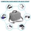 Carry Case for Meta Quest 3 Compatible with Bobovr M3 Pro/kiwi Elite Head Strap, Meta Oculus Quest 3 Controller Grip, Adapters, Cables and Other Acces