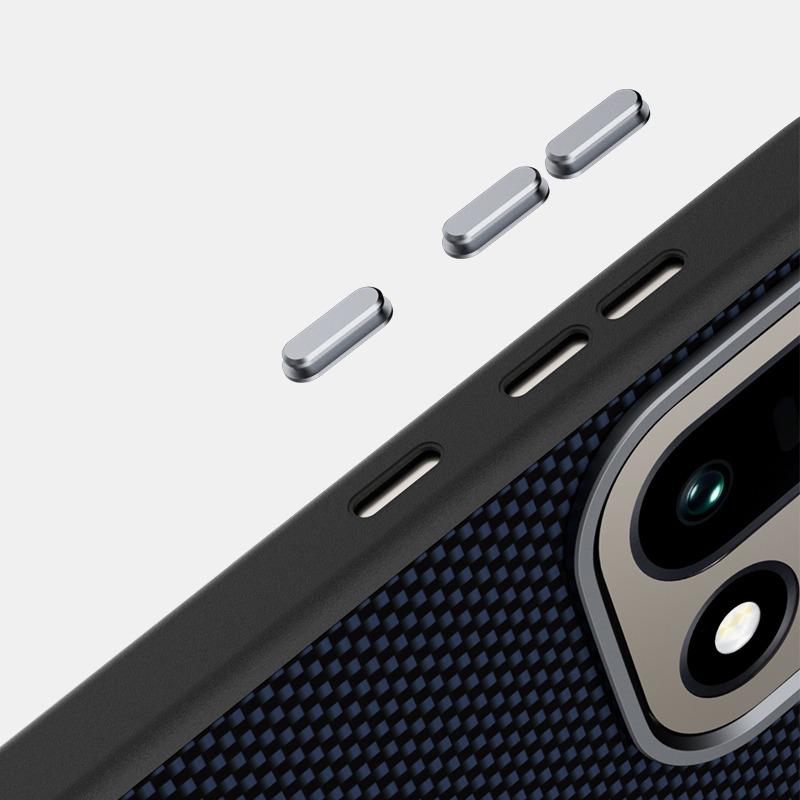 With Box Kevlar Carbon Fiber Texture Leather for Magsafe Case for OnePlus 15T 15 15R Magnetic Wireless Charging Shockproof Cover