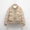 Pinghu Daunenjacke Damen kurz neu Herbst Daunen leicht weiße Entendaunen geprägtes Reversjacke
