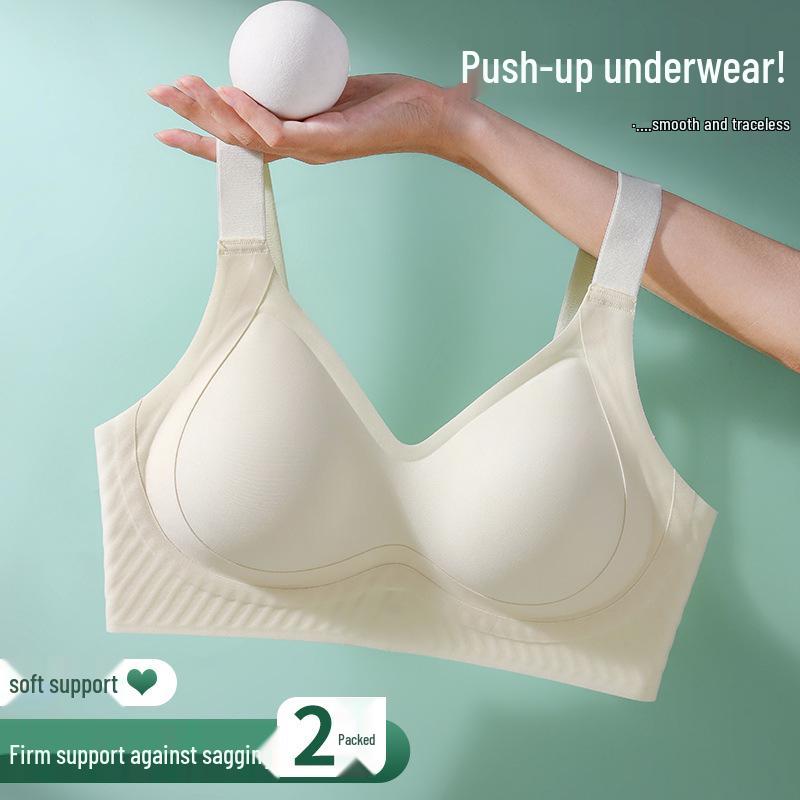 Tila Seamless Jelly Support Shaping Bra - Wirefree, Anti-Sagging, Fixed Cup for Small Chest