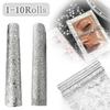 1-10Rolls INS Luxury Silver Star Tussle Style Mesh Gift Wrap Decoration DIY Crafts Holiday Gift Book Handbook Wrapping Supplies