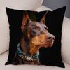 Doberman Pinscher Cushion Cover Both Sided Print Decor Pet Dog Animal Pillow Case for Car Sofa Home Soft Plush Throw Pillowcase