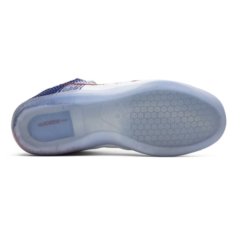 Nike Kobe 11 Elite Low USA Kobe 11 Dream Team, Squadra USA Scarpe da Basket Basse Uomo Bianco Blu 822675-184