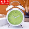 Durable4-Inch Three-dimensional Digital Alarm Clock Creative Classic Silent Student Loud Double Bell Bell