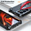 360 Full Doom Armor Metal Case for Samsung Galaxy S26 Ultra Aluminum Bumper Hybrid Rugged Shockproof Cover for Samsung S26 Ultra