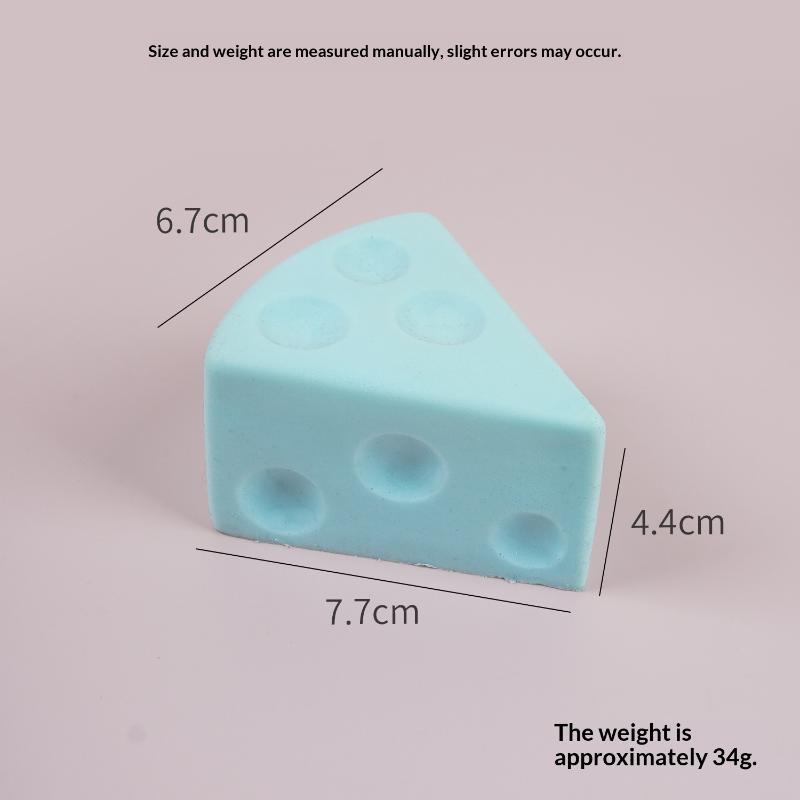 Hot Sale Cheese Toy Simulation Cheese Squeeze Toy Soft Cute Decompressing Pinching Cheese Sticky Slow Rebound For Adults Toy
