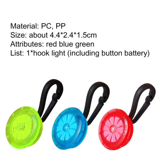 Luminous Waterproof Led Backpack Zipper Light Pet Lamp for Outdoor Sports