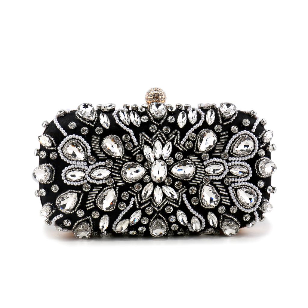 Women Clutch Bag Rhinestone Wedding Clutch Purse Luxury Women's Party Purse and Handbags Wallets Elegant Shoulder Bag