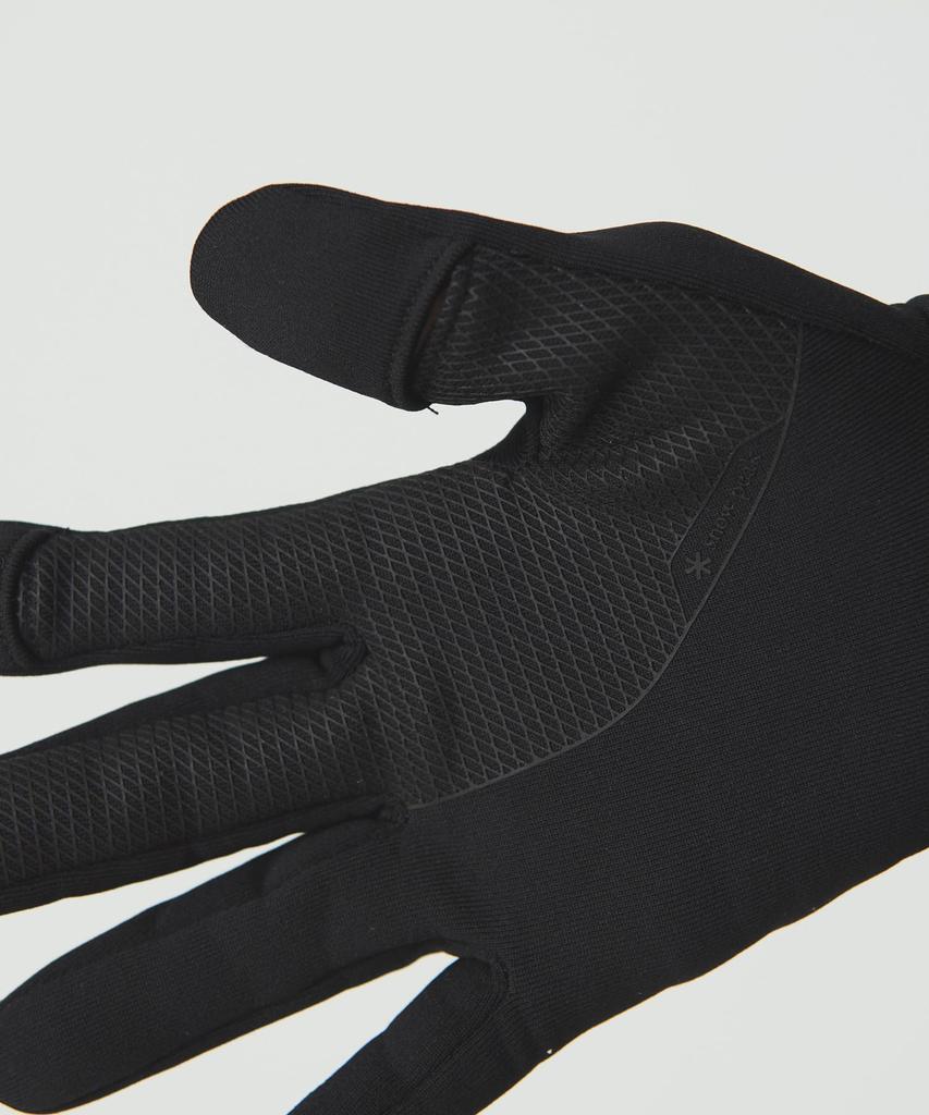 Snow Peak Polartec Power Stretch Gloves and Size 1 AC-25AU019, Men's Women's, Black,