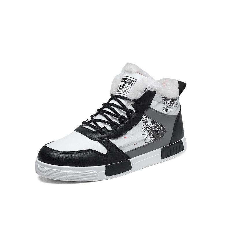 38-47 large size velvet warm 2025 new foreign trade casual shoes national tide sports board shoes youth men's shoes