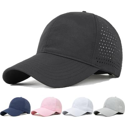 Half Hollow Out Baseball Cap Men Women Quick-Drying Sun Protection Hat Summer Sunshade UV Visors Outdoor Sport Cycling Golf Hat Breathable Mesh Cap