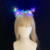 New Christmas LED Light Antlers Hair Band Cute Fairy Glowing Elk Hairpin Hair Clip Women Girls Christmas Hair Accessories