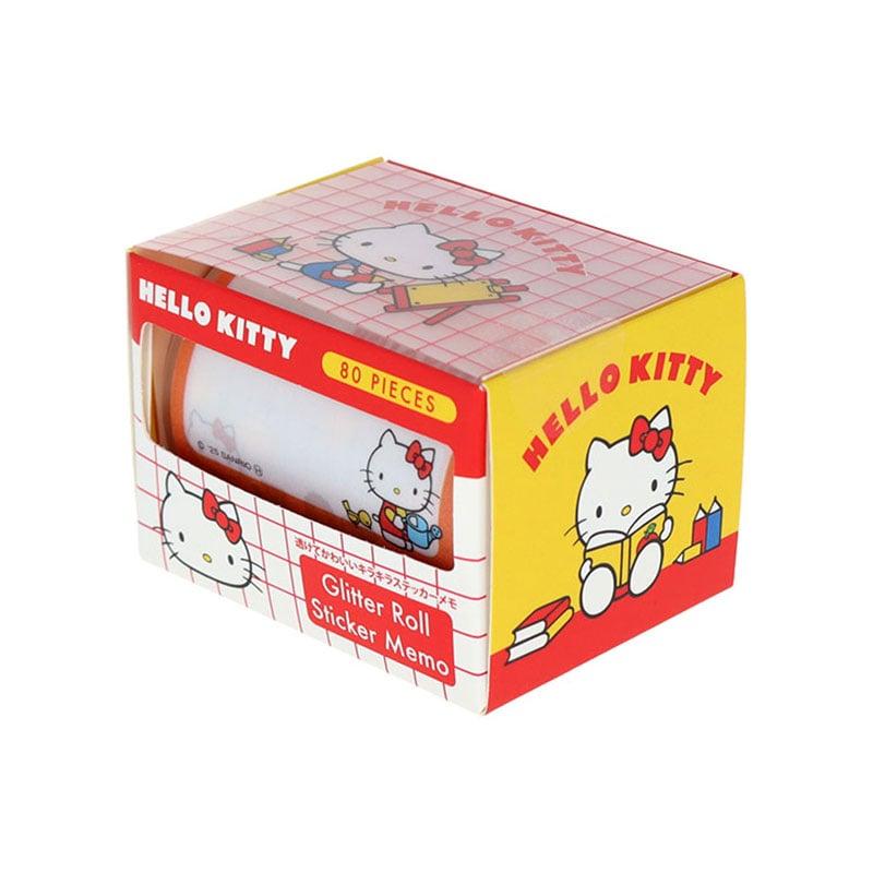 

Sanrio Petit Collection Glitter Roll Sticky Notes Hello Kitty Japan NEW