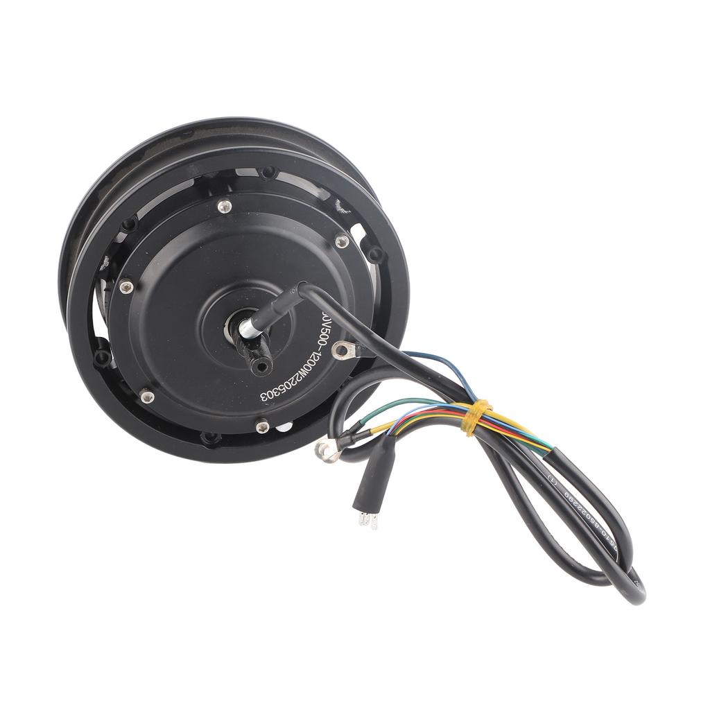 10in Brushless Disc Brake Wheel Hub Motor 1200W 1250RPM IP54 Waterproof for Electric Bike Scooter Motorcycle