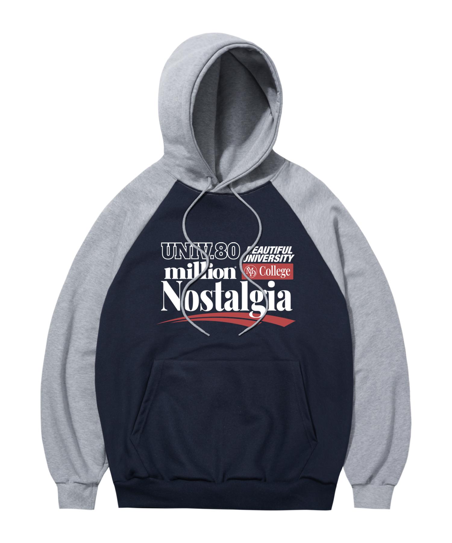 Million Day Nostalgia Raglan Hoodie Light Beige Brown/Xl