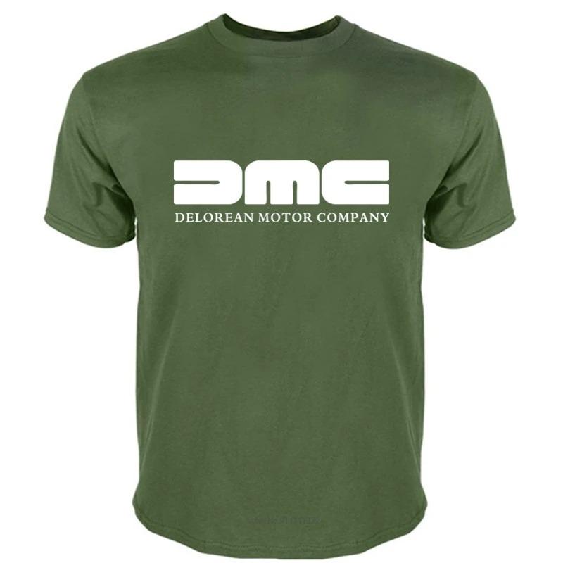 

Мужская футболка из 100% хлопка с коротким рукавом DMC DeLorean - Мужская футболка Назад в будущее Фильм Модная футболка Мужские летние топы 4XL