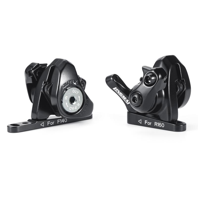 LINGMAI Rennrad Scheibenbremse Flat-Mount Direct Mount Mechanisch Drahtzug Scheibenbremse Vorne Hinten 160 mm Fahrradteile