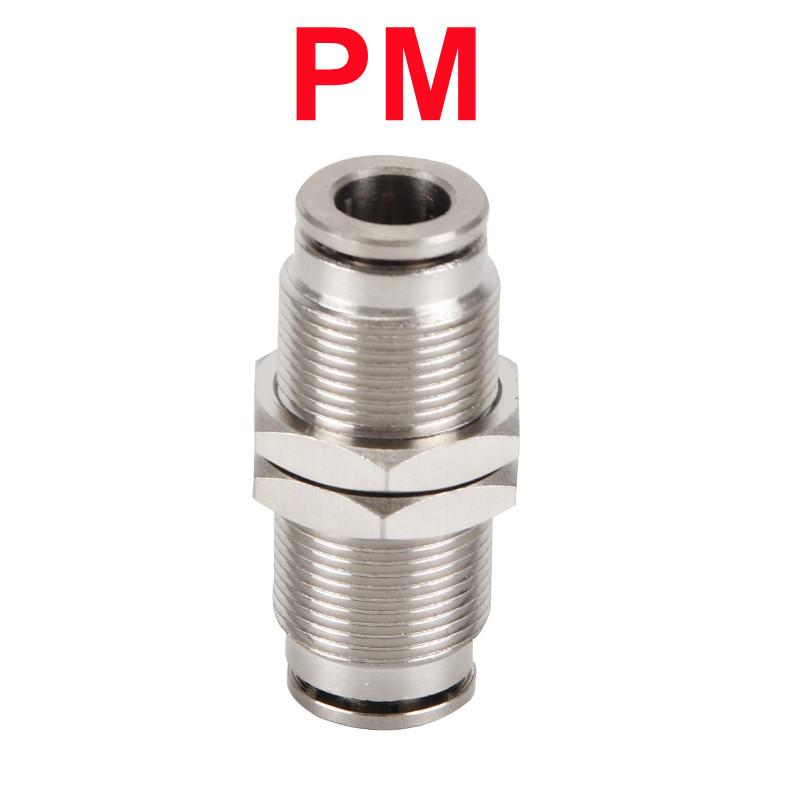 PU PV PE PY PZA SA PM 304 Edelstahl Metall Pneumatik Schnellkupplung 4 6 8 10 12 14 16mm Steckanschluss Luftschlauchverbinder