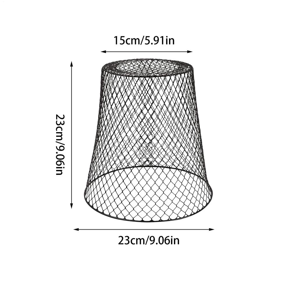 

Plant Cloche Covers 5Pcs/set Fruit and Vegetable Protection Cage Prevent Rabbits Squirrels Chickens Birds from Approaching чорний
