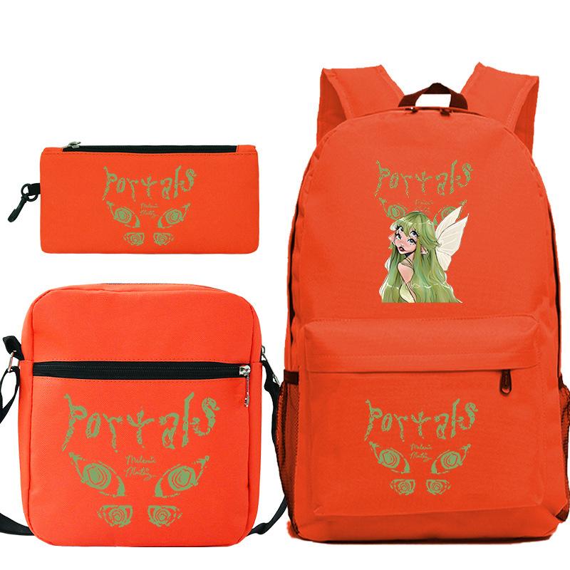 Popular Singer Peripheral Backpack Pencil Case Student Schoolbag Three-piece Set