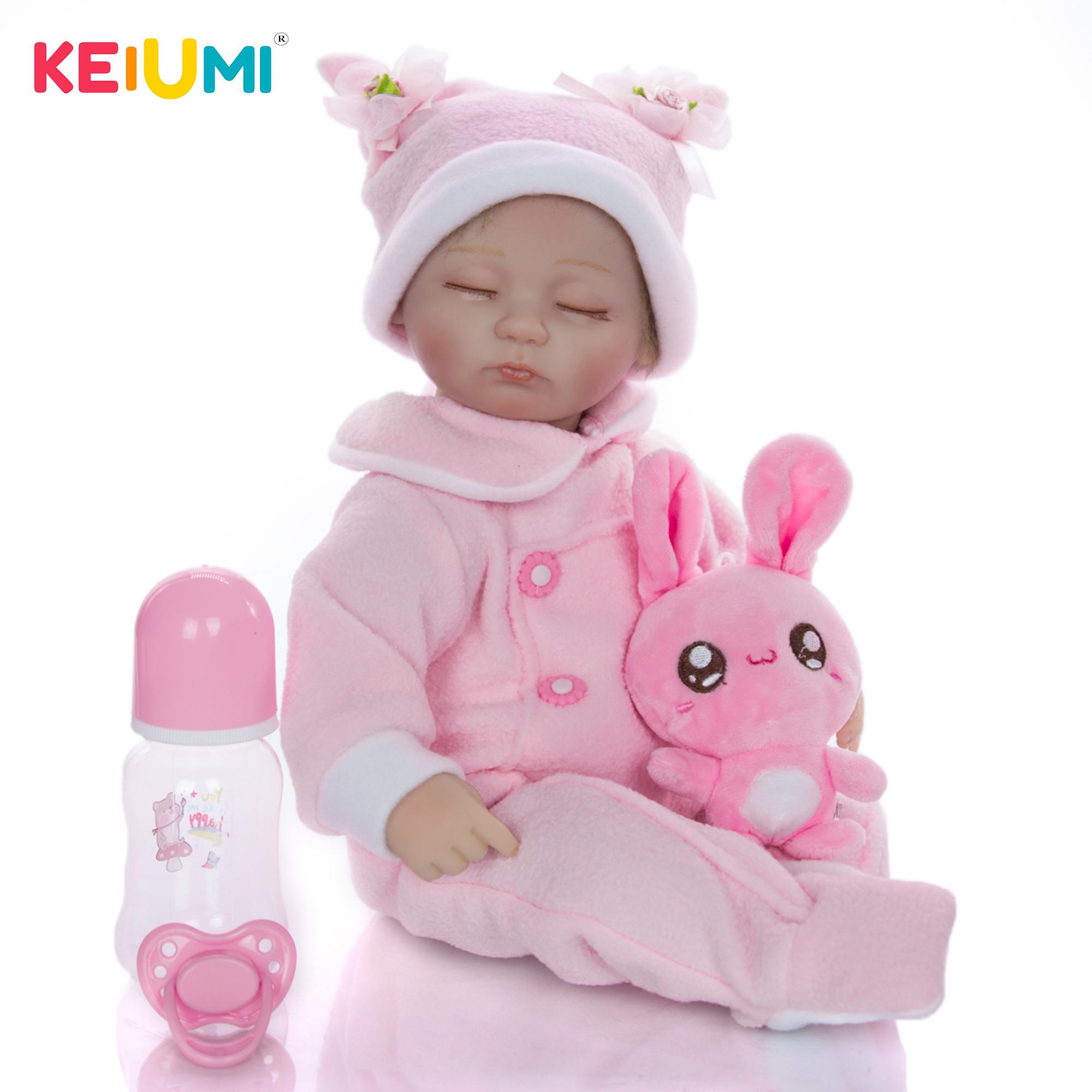 

Новый стиль 17 дюймов кукла реборн реалистичная спящая новорожденная с закрытыми глазами кукла принцессы для девочек для детей модный подарок на день рождения