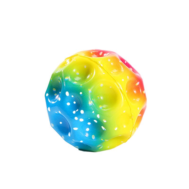Galaxy Moon Ball Extreme High Bouncing Ball Spaceball Children Toys Pelota Saltarina Para