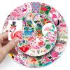 100 Unique Flamingo Graffiti Stickers: Creative DIY for Skateboards & Luggage
