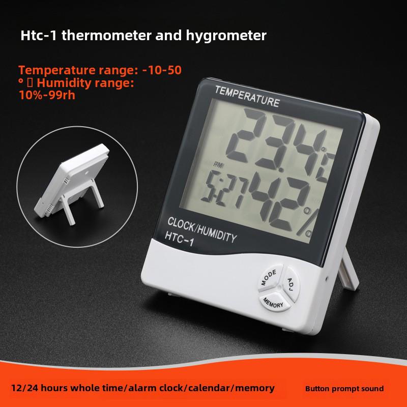 

Цифровой комнатный термометр и гигрометр с высокоточным большим дисплеем