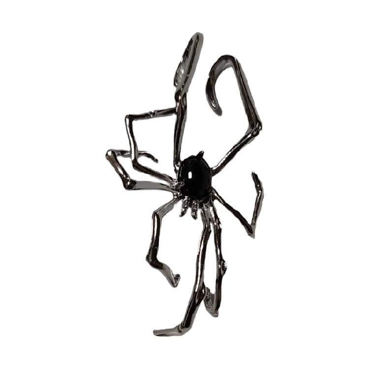 Удобные серьги-пауки, ювелирные изделия, модные клипсы-пауки, элегантный кафф-паук, шарм для празднования Хэллоуина