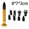 Metal Tap Down Pen Car Dent Repair Set Knockdown Tool with 9 Heads Tips Hand Tools Removal for