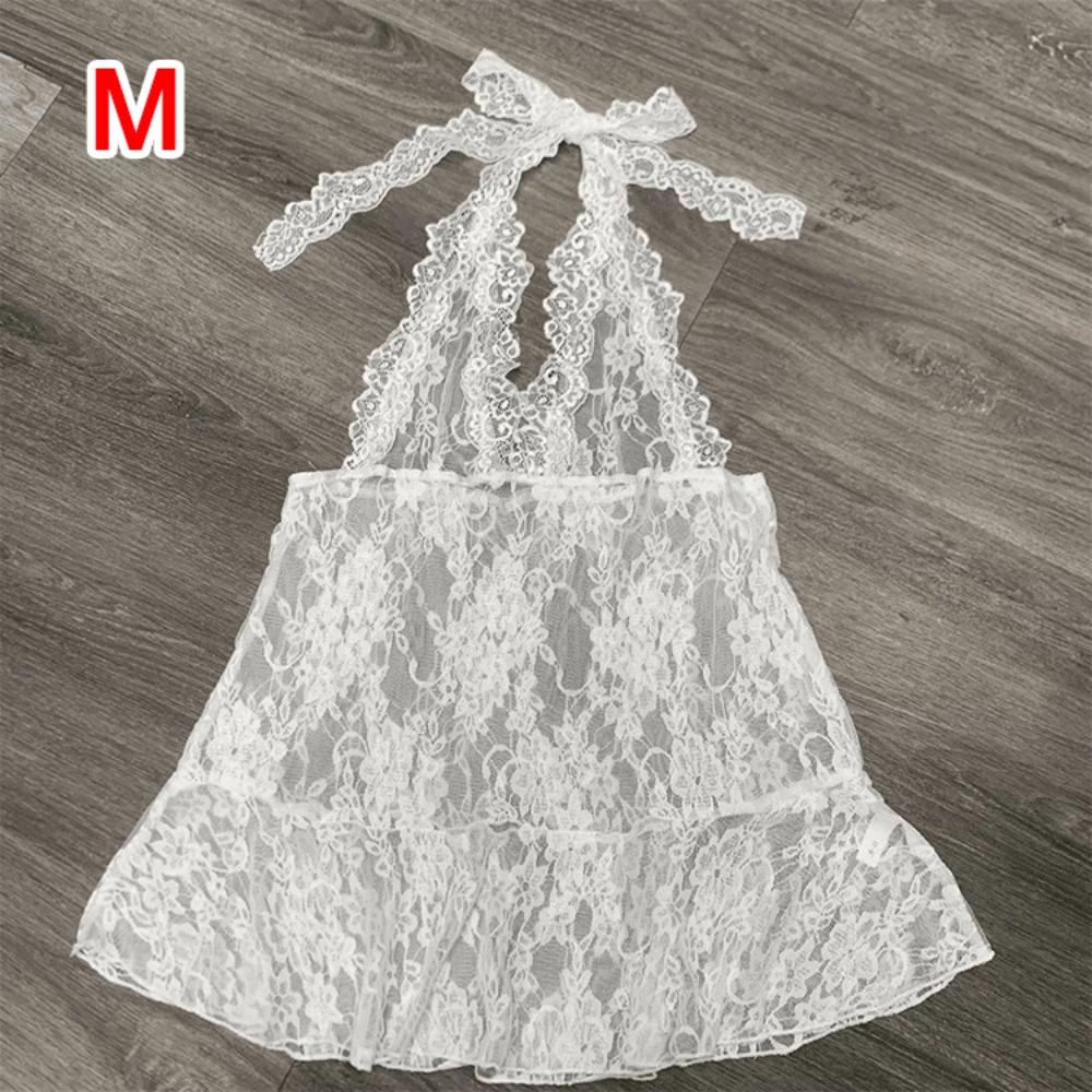 Polyester Lace-up Short Skirts V-neck Beachwear New Hollow Out Camisole  Women