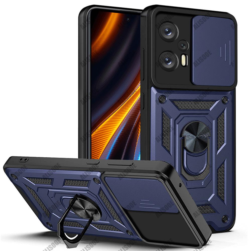 For POCO X4 GT X5 Pro F4 Case Slide Camera Cover for Xiaomi Mi 12 Lite POCO X4 Pro X3 NFC F3 M3 M4 Redmi Note 11S 11 10S 10 10C