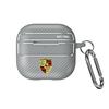 Car Logo Simple Carbon Fiber Texture Soft Earphone Case For Porsche 911 Cayenne Cayman Panamera Macan Taycan Boxster Sticker HJ5