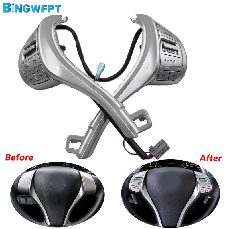 Multifunction Steering Wheel Audio Control Switch 25550-3TA3A 48430-3TA1B For Nissan Altima 2013-2015