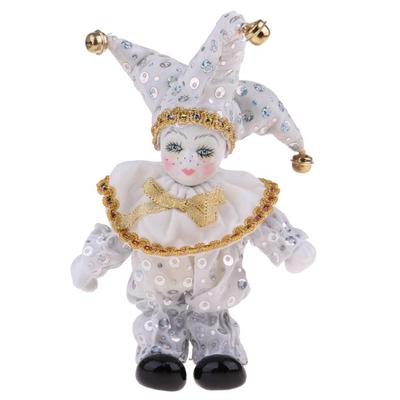 Élégante Poupée Clown en Porcelaine de 8 Pouces pour Décoration et Collection Modèle de Poupée Pour Exposition et Cadeau Cadeau de Saint-Valentin