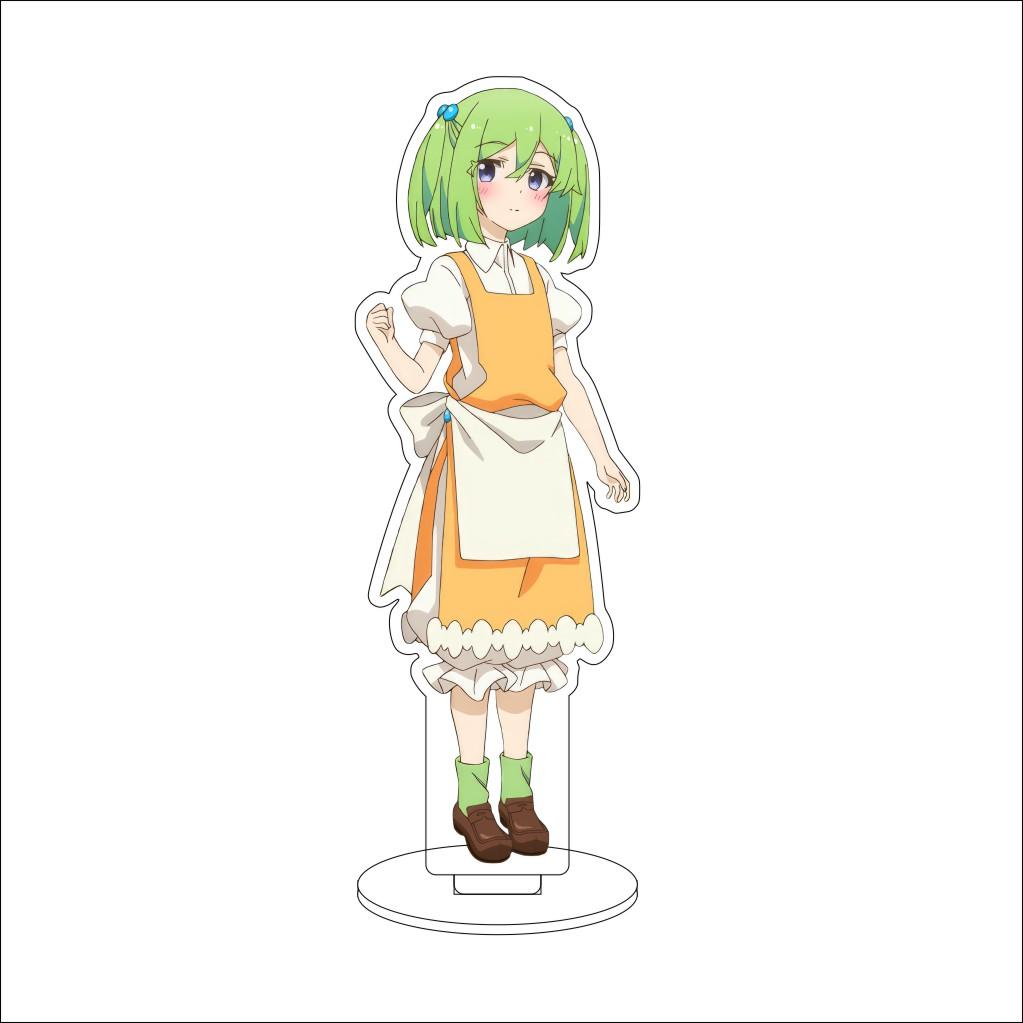 16CM Anime Cosplay Acrylic Stand Ornaments Azusa Falufal Sharula Haruka Flattelude Figure Stand Halloween Gifts