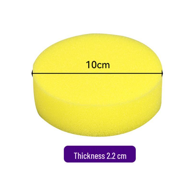 High-Density Round Waxing and Polishing Sponge for Car Cleaning
