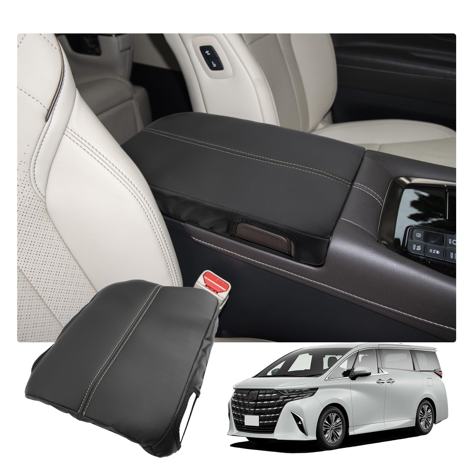 

Toyota Alphard Vellfire 40 Series 2023 Model and Up Armrest Cover Vellfire 40 Series Console Box Cover Handrail Box Cover Alphard 40 Series Armrest