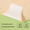 Plus Size Ice Silk Seamless Wave Edge Mid-Waist Triangle Panties