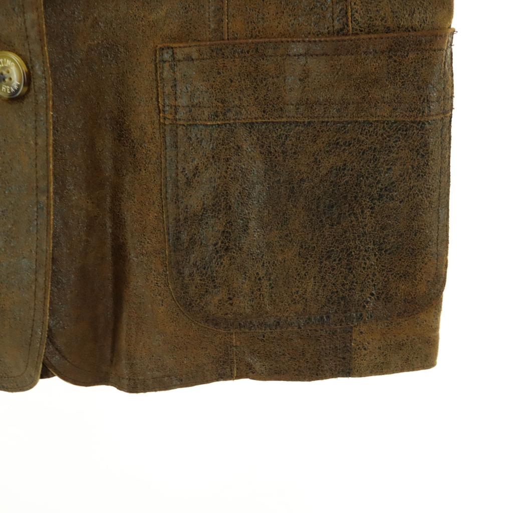 Beauty products BEATING HEART Long sleeve tailored leather jacket 2 Brown Men's Used