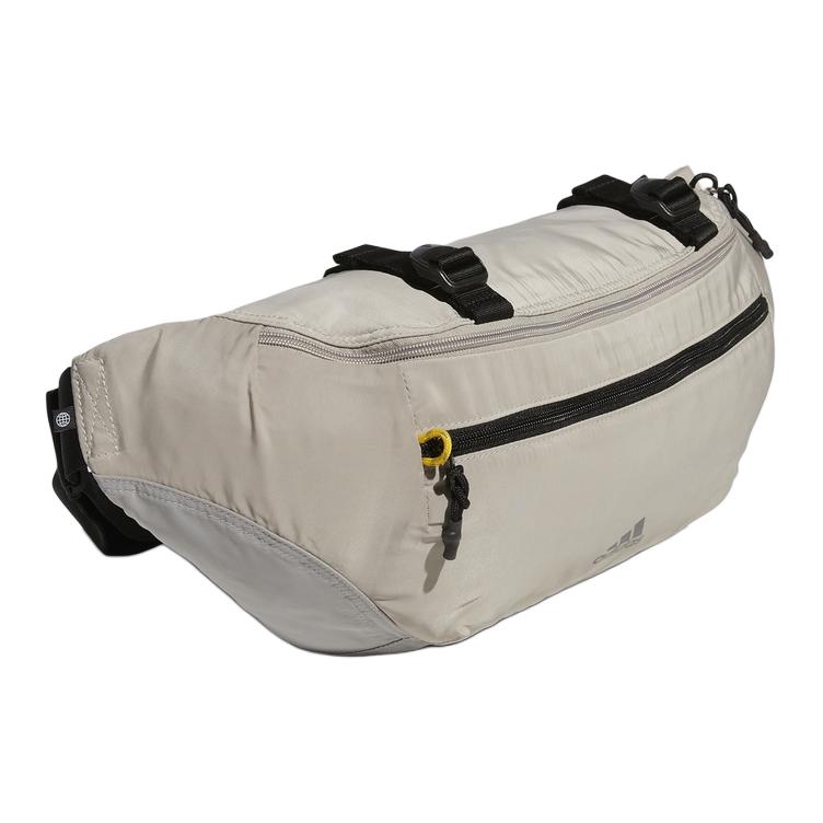 Adidas Casual Minimalist Multifunctional Practical Recyclable Material Sports Waist Bag Unisex Bags Gray IA5285
