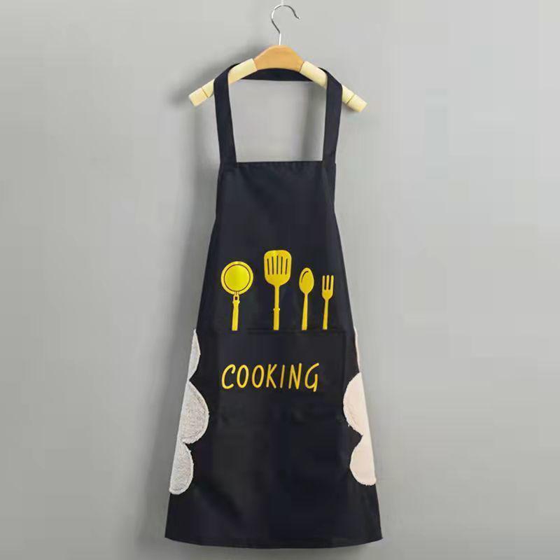 Waterproof, Oil-Proof Kitchen Apron - Unisex, Fashionable, Stain-Resistant Cooking Workwear for Adults