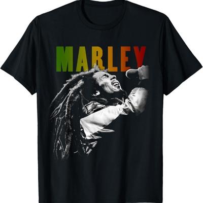 Bob Marley Rastaman Vibration Washed T-Shirt