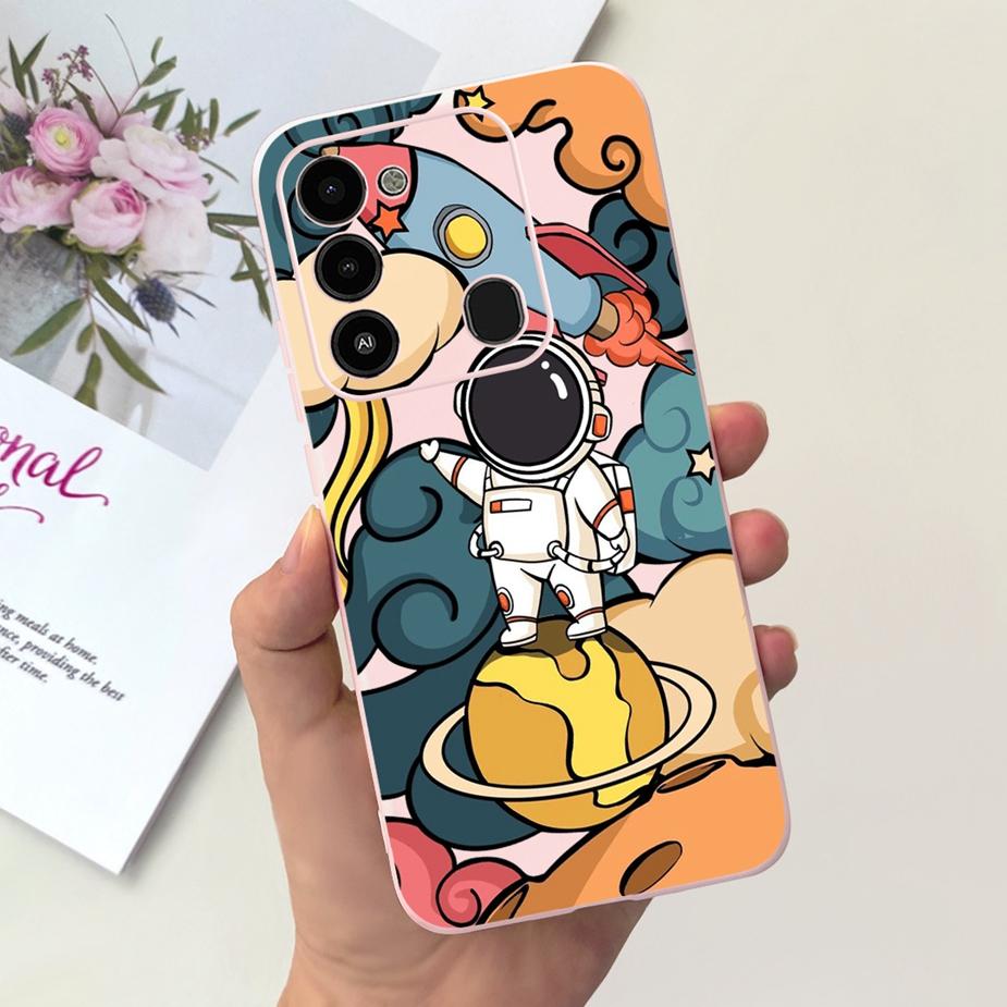 For Tecno Spark 8C Case KG5k KG5j KG5n Stylish Candy Painted Cover Soft Silicone Phone Case For Tecno Spark Go 2022 Spark8C Bags